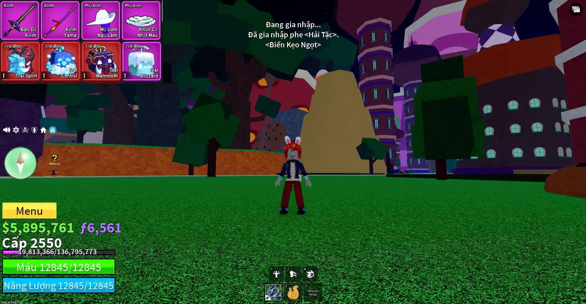 Acc nhiều Trái Đỏ Vip