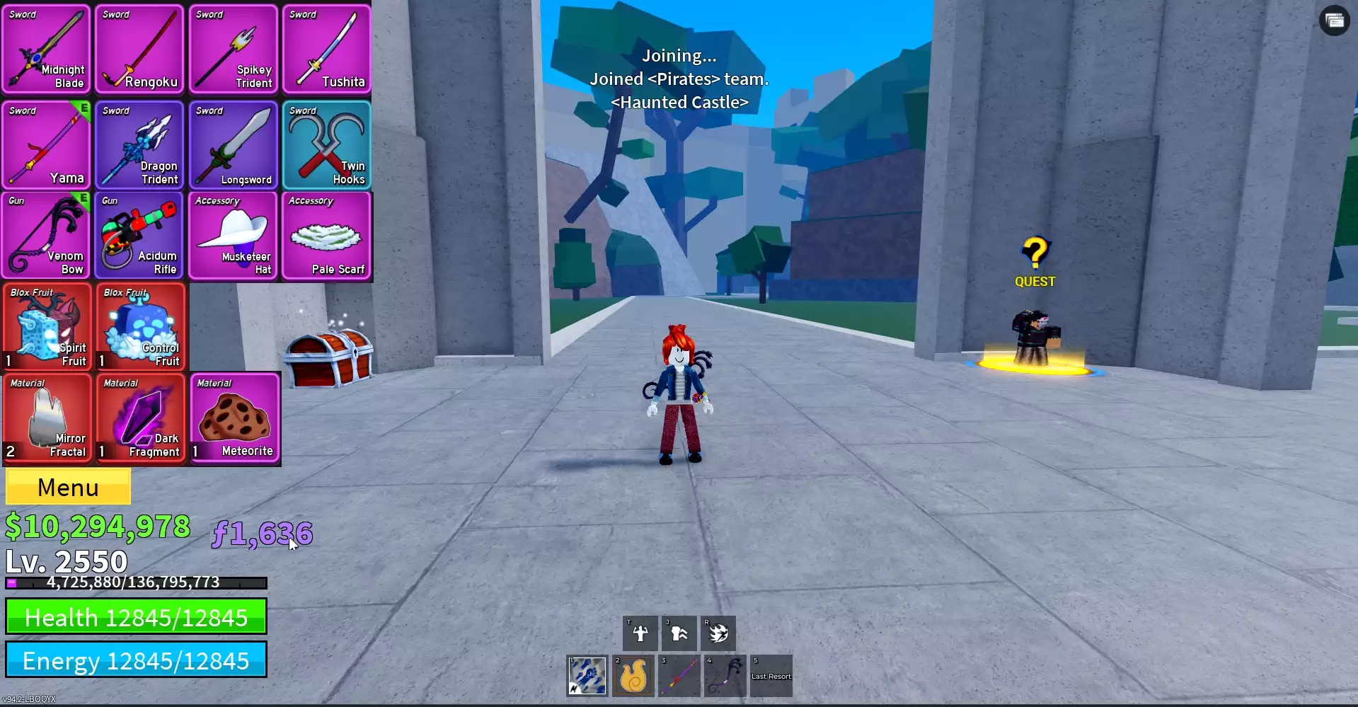 Acc nhiều Trái Đỏ Vip