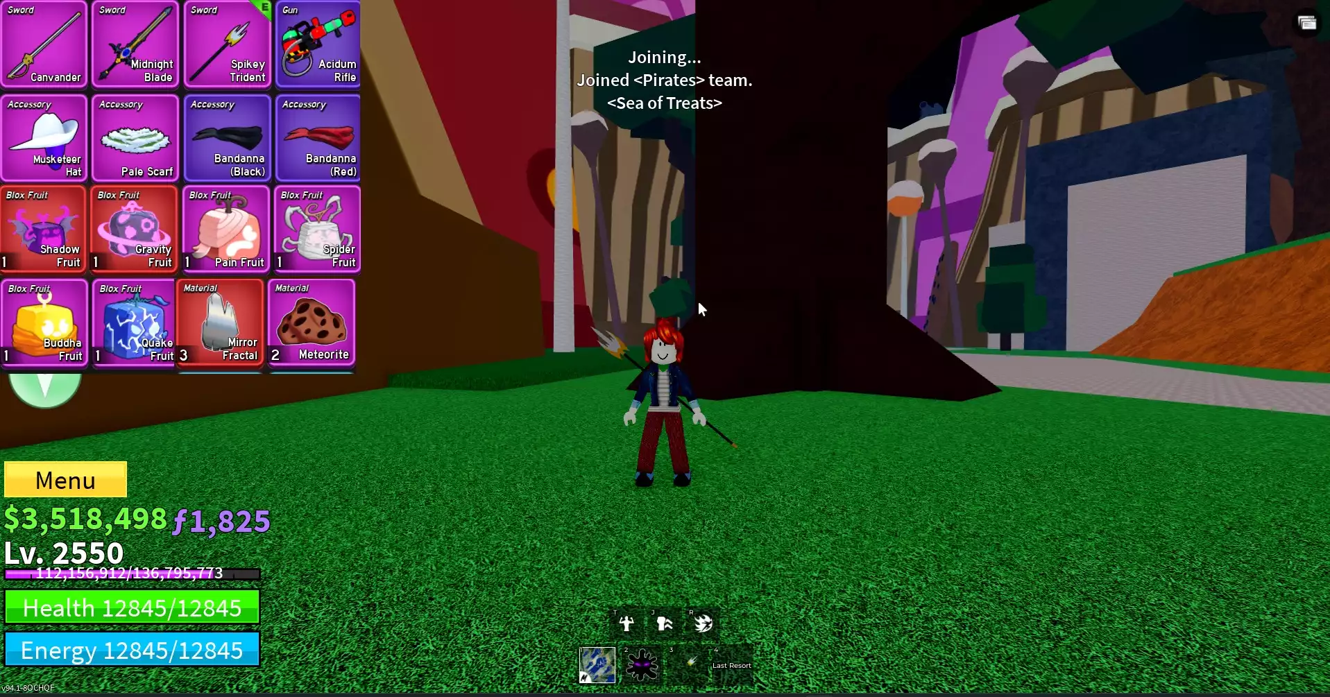 Acc nhiều Trái Đỏ Vip