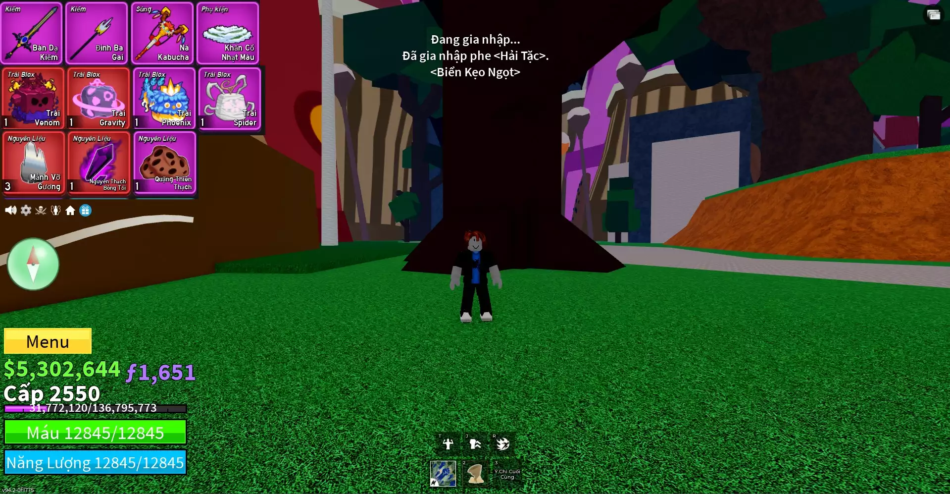 Acc nhiều Trái Đỏ Vip