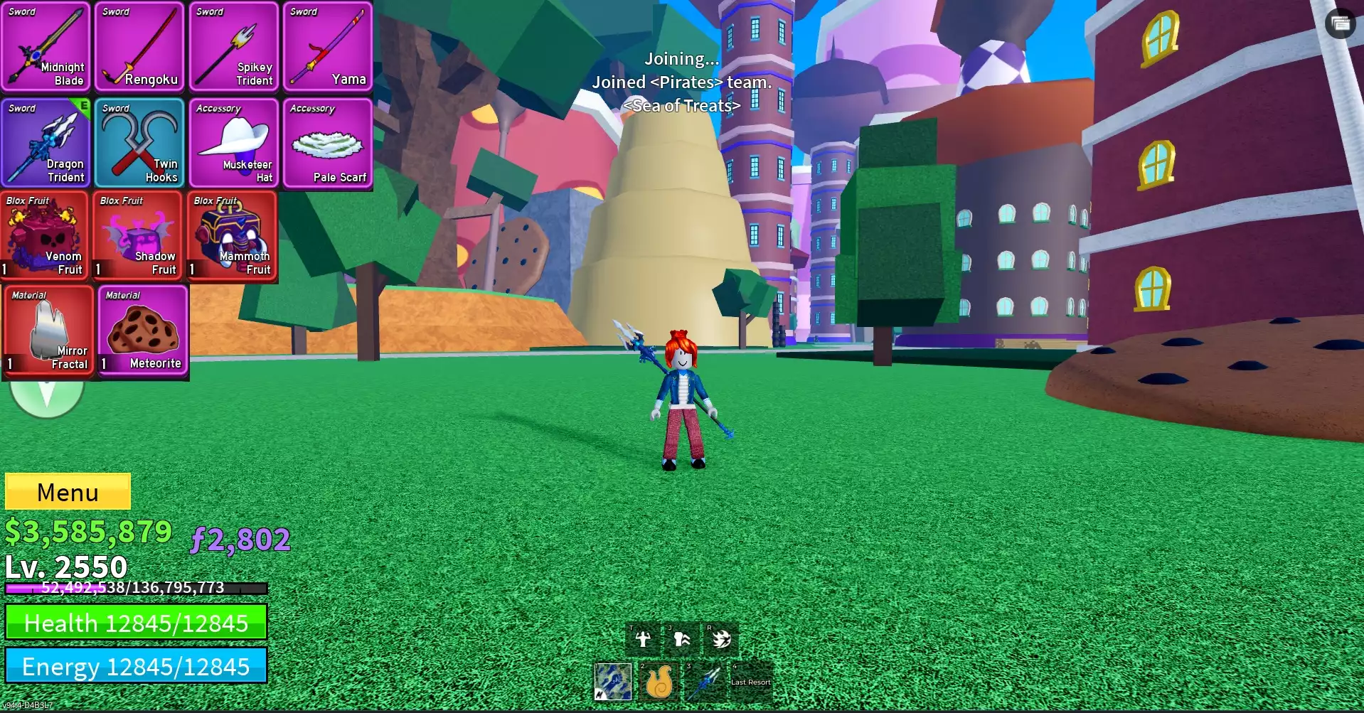 Acc nhiều Trái Đỏ Vip