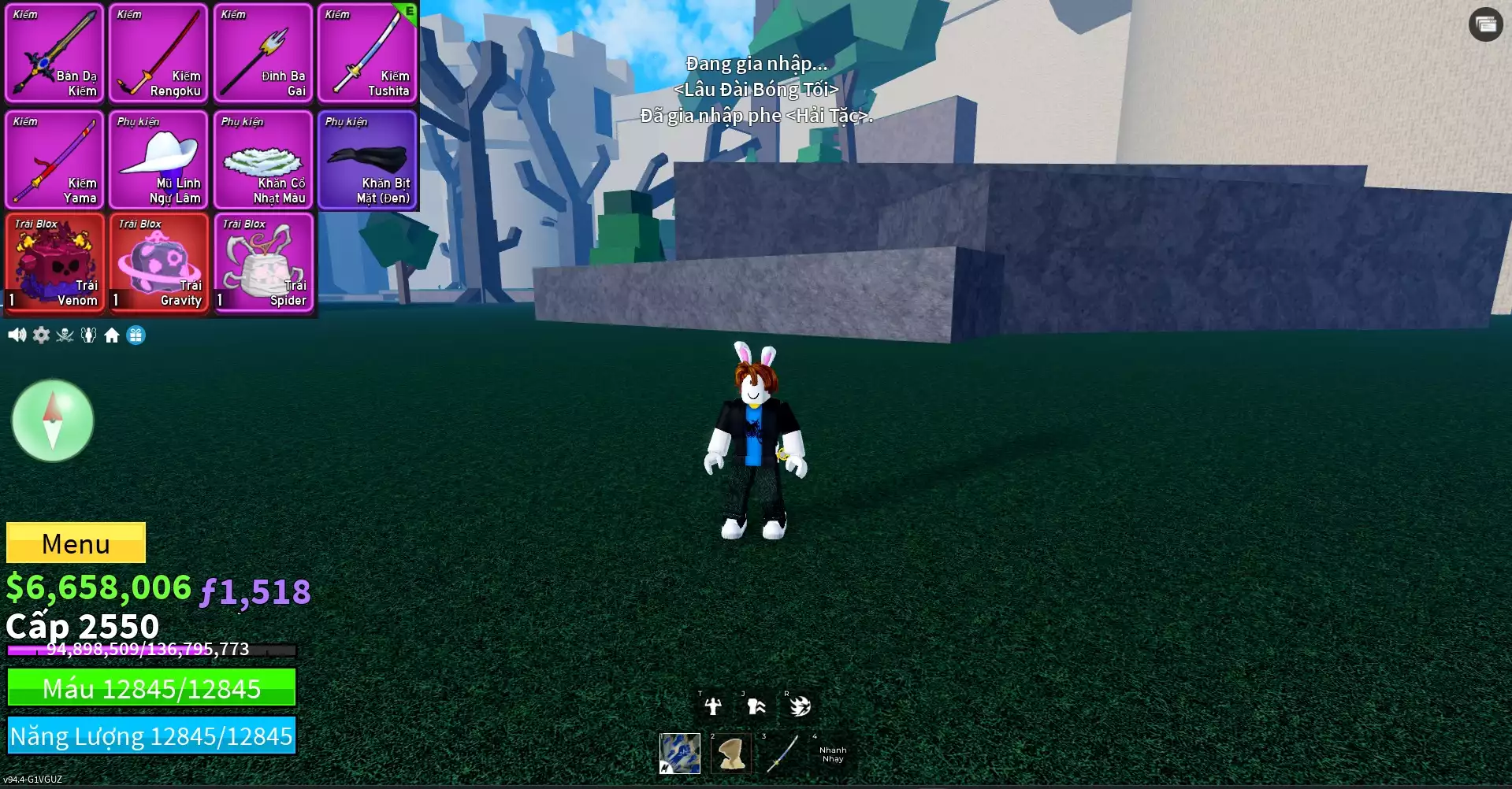 Acc nhiều Trái Đỏ Vip