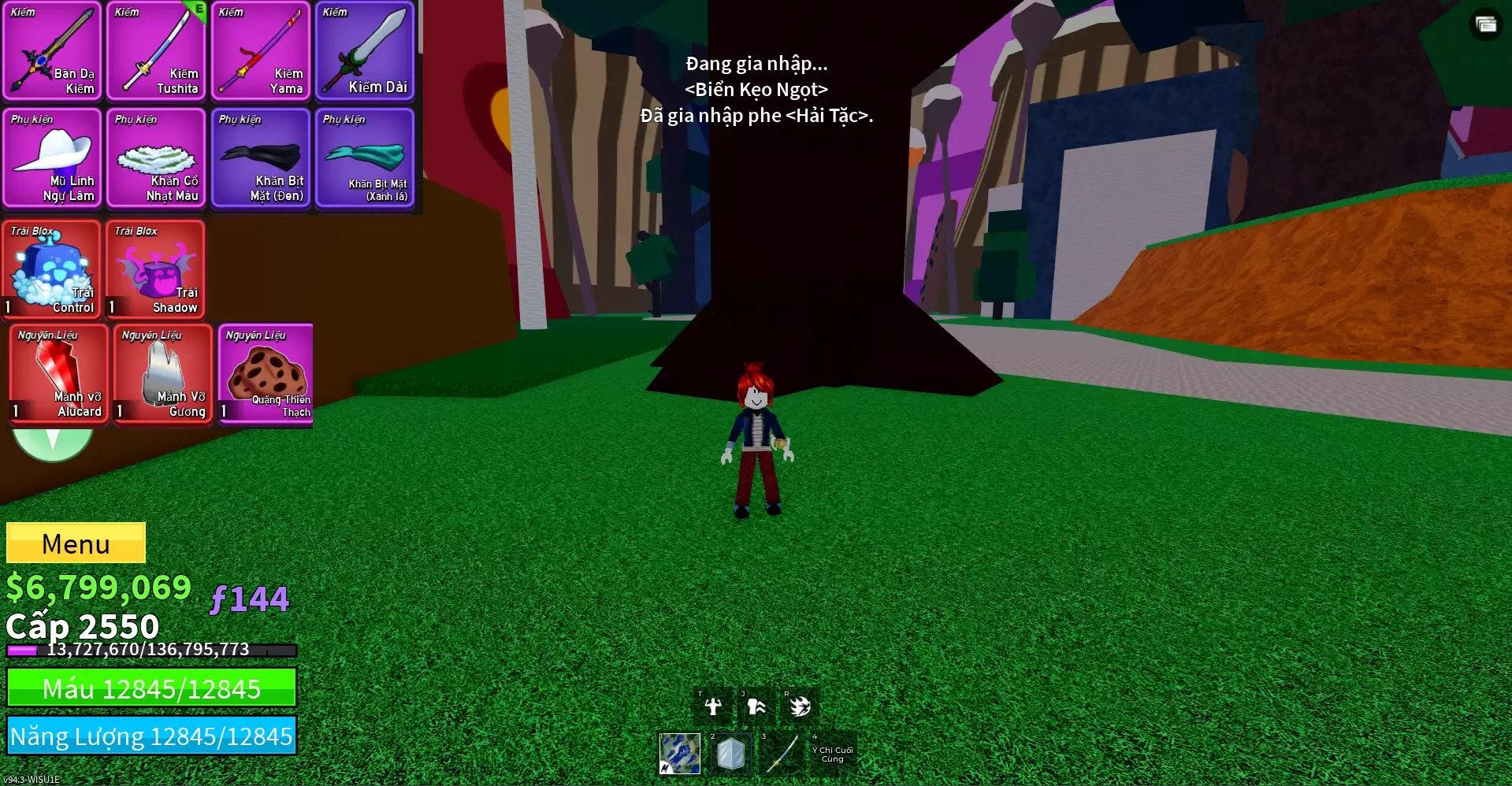 Acc nhiều Trái Đỏ Vip