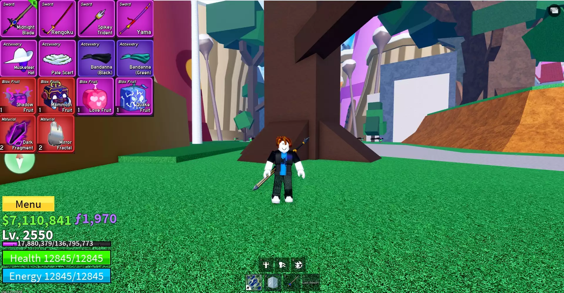 Acc nhiều Trái Đỏ Vip