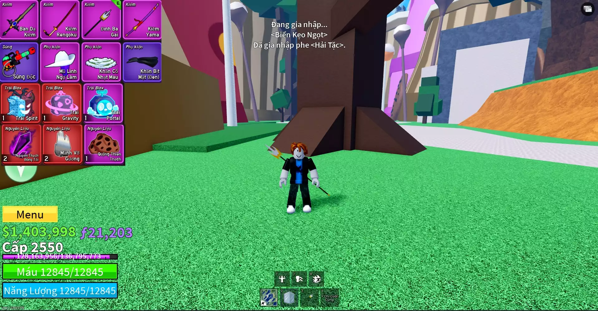 Acc nhiều Trái Đỏ Vip