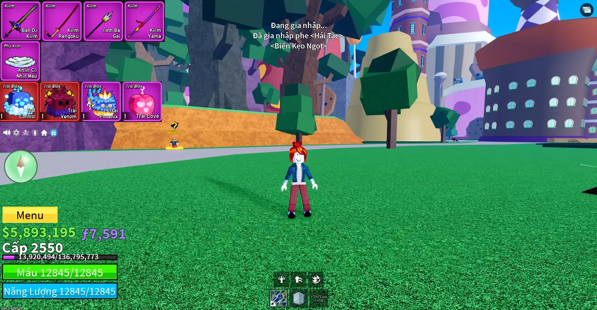 Acc nhiều Trái Đỏ Vip