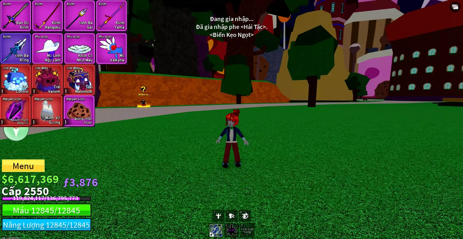 Acc nhiều Trái Đỏ Vip