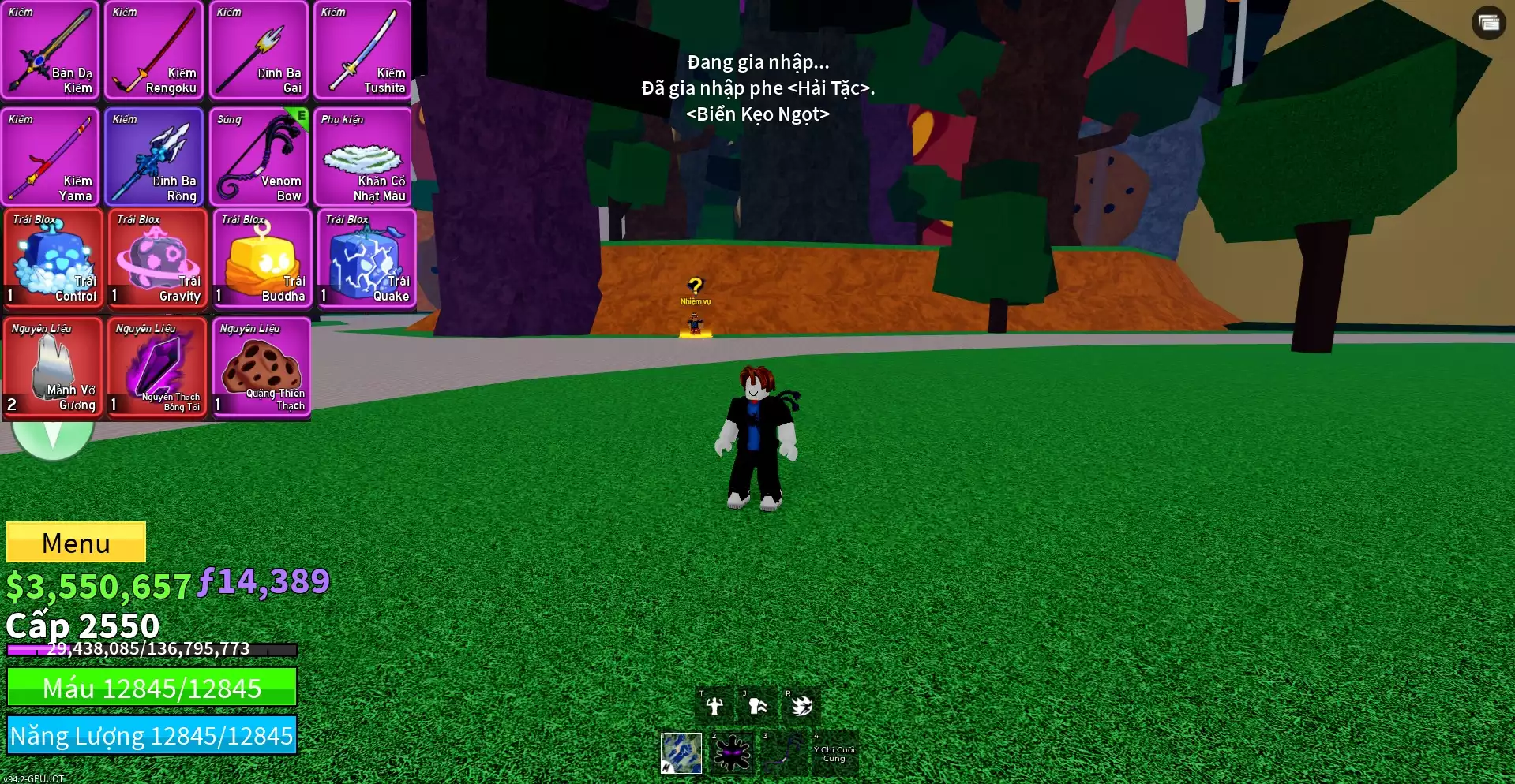 Acc nhiều Trái Đỏ Vip