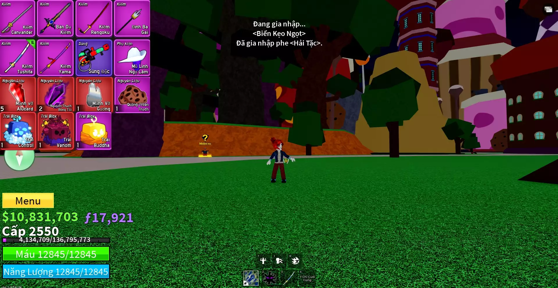 Acc nhiều Trái Đỏ Vip