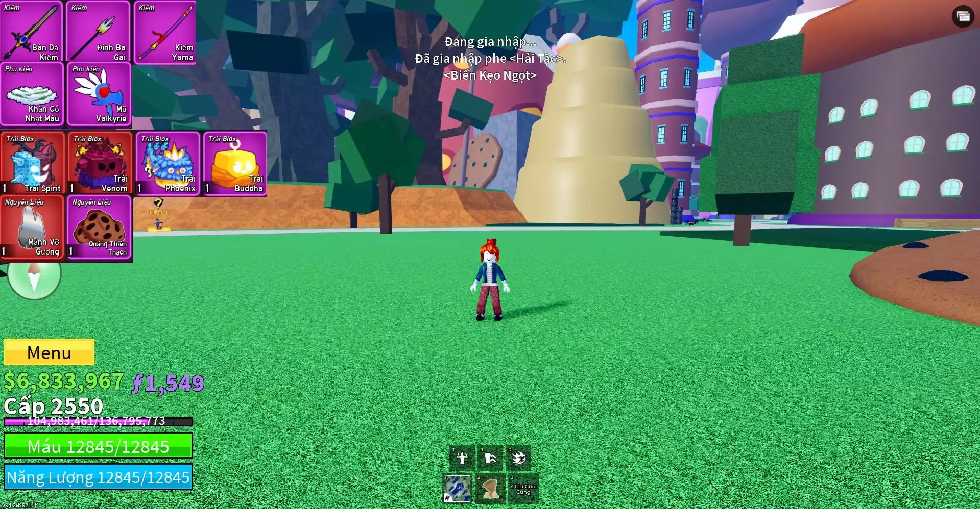 Acc nhiều Trái Đỏ Vip