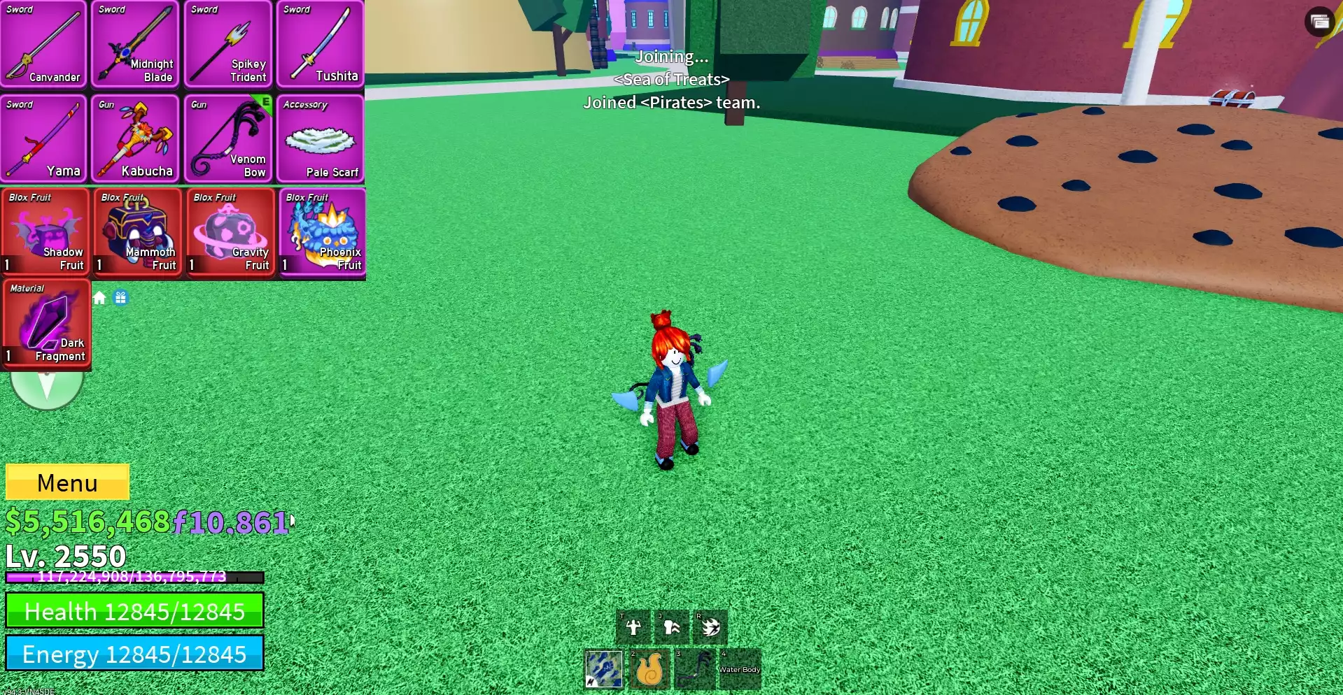 Acc nhiều Trái Đỏ Vip