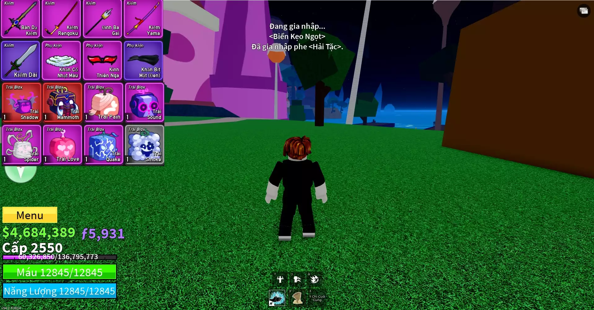 Acc nhiều Trái Đỏ Vip