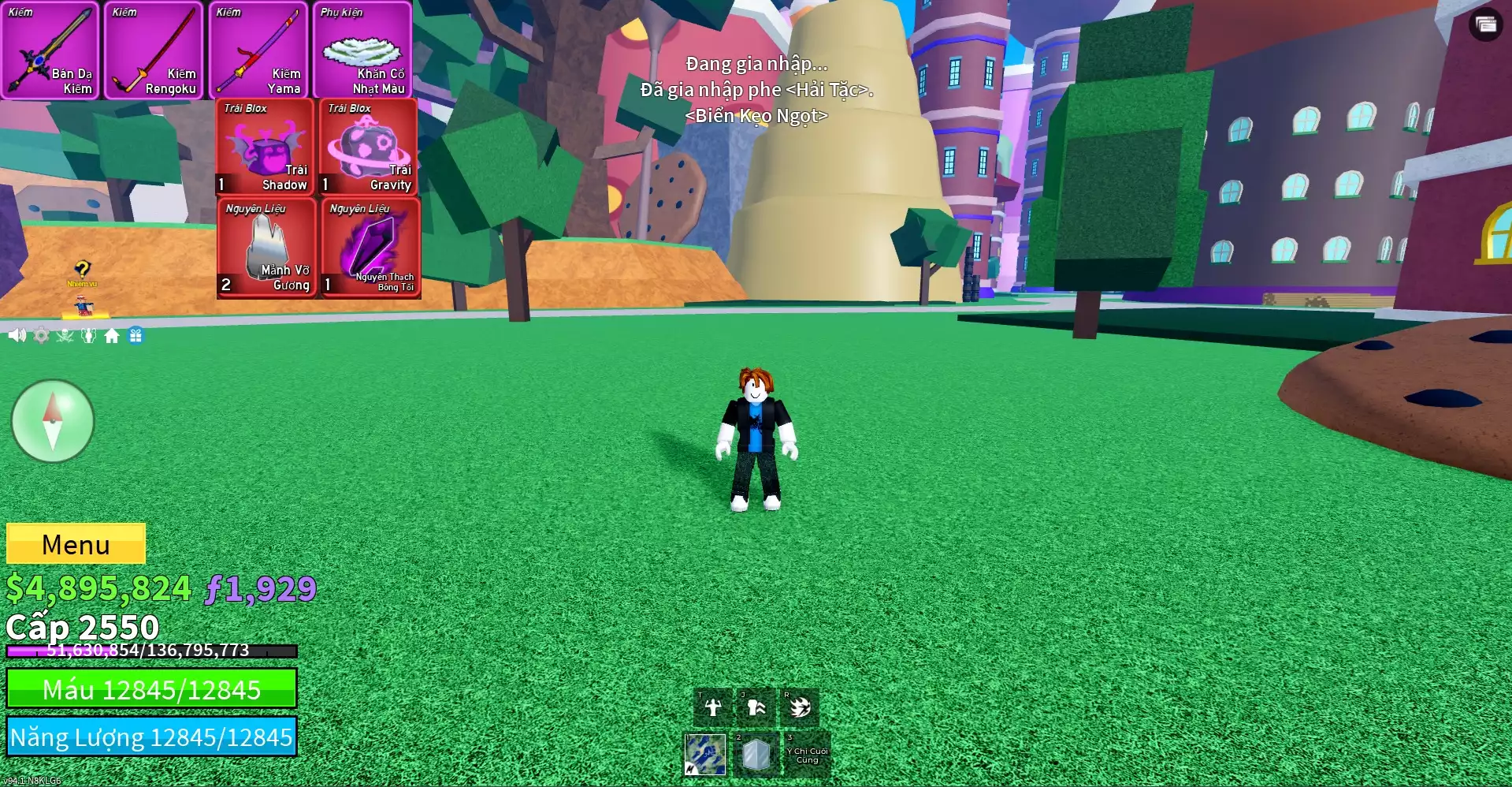 Acc nhiều Trái Đỏ Vip