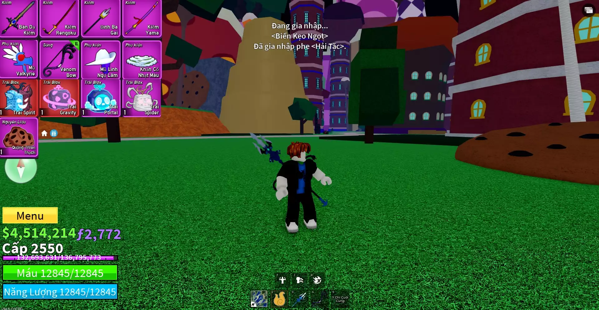 Acc nhiều Trái Đỏ Vip