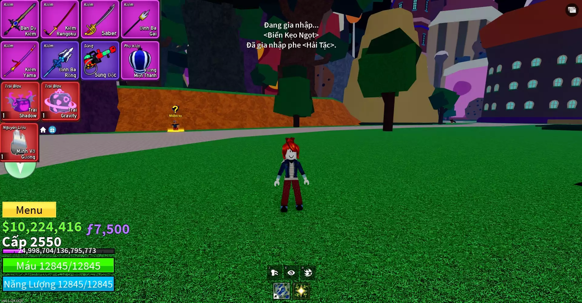 Acc nhiều Trái Đỏ Vip