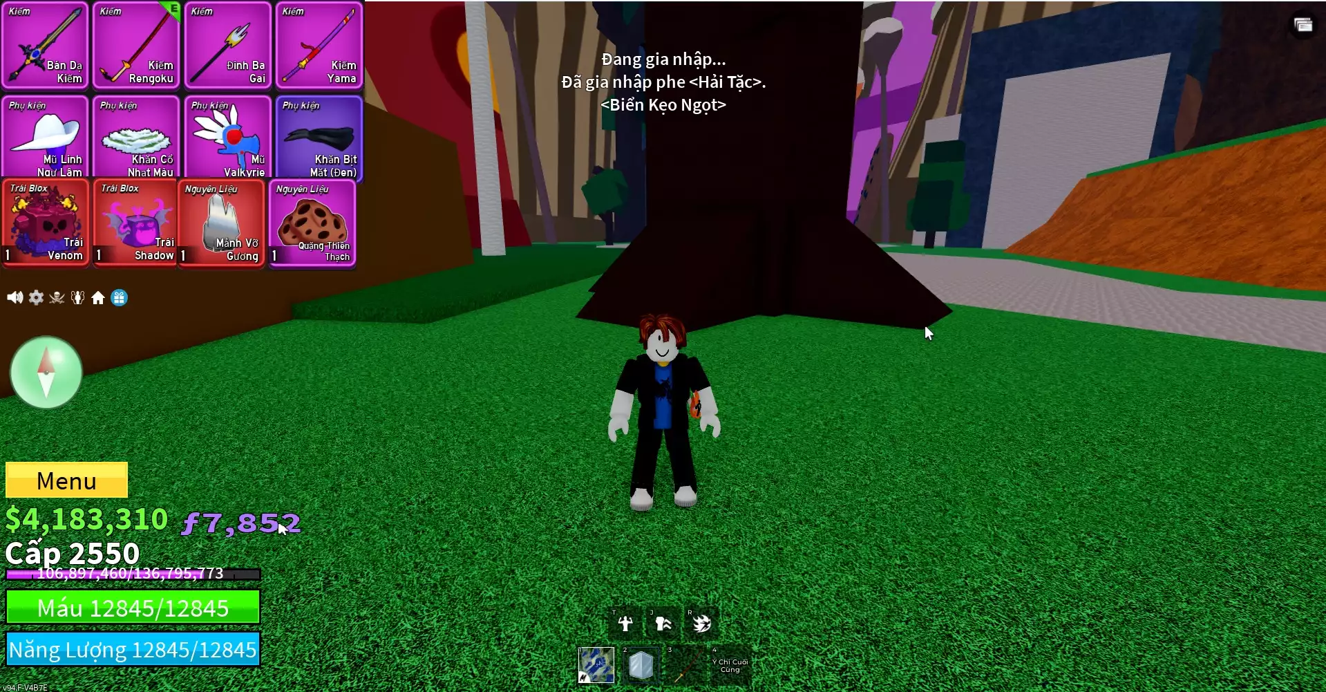 Acc nhiều Trái Đỏ Vip