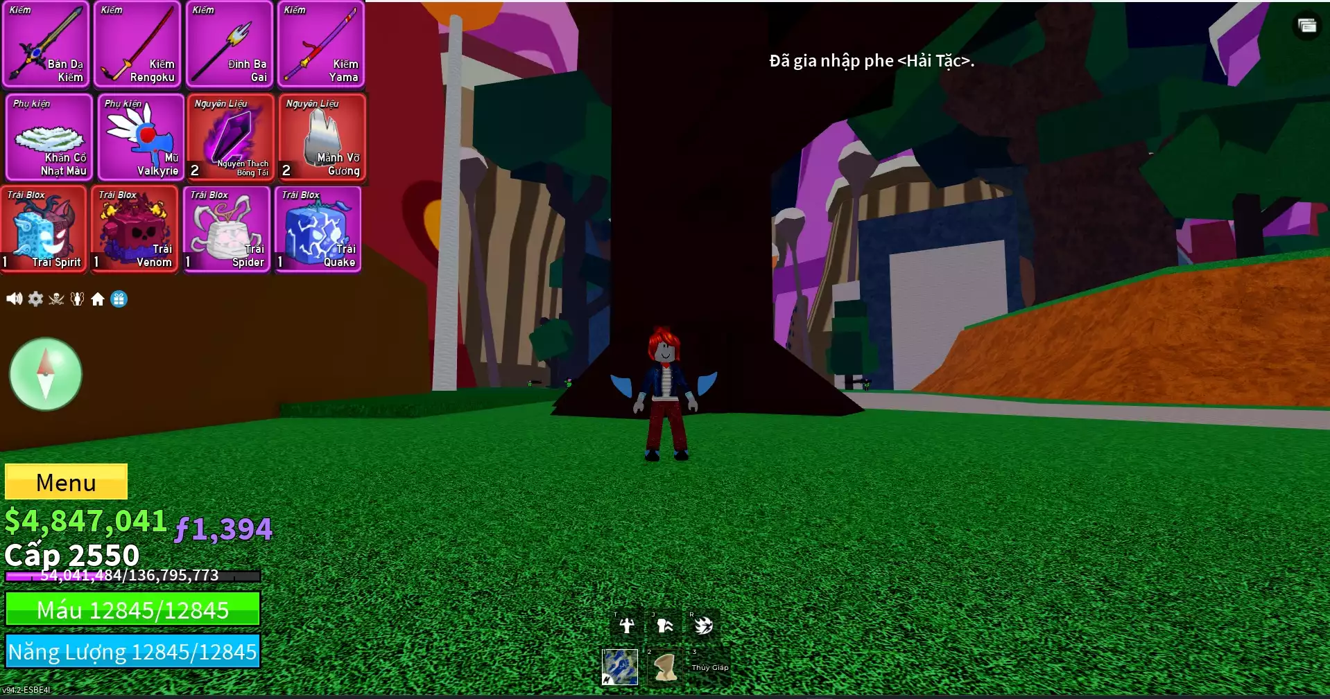 Acc nhiều Trái Đỏ Vip