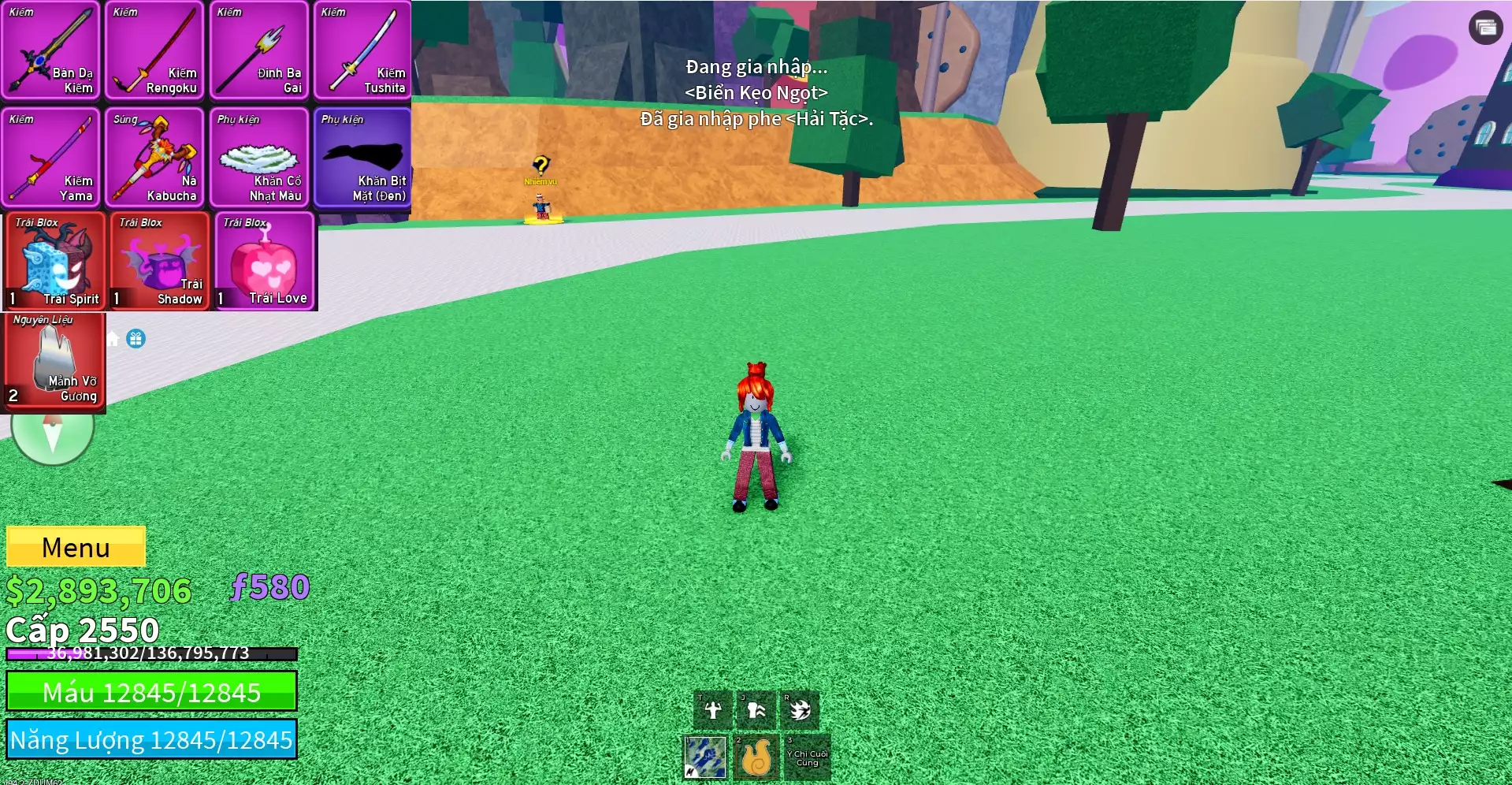 Acc nhiều Trái Đỏ Vip