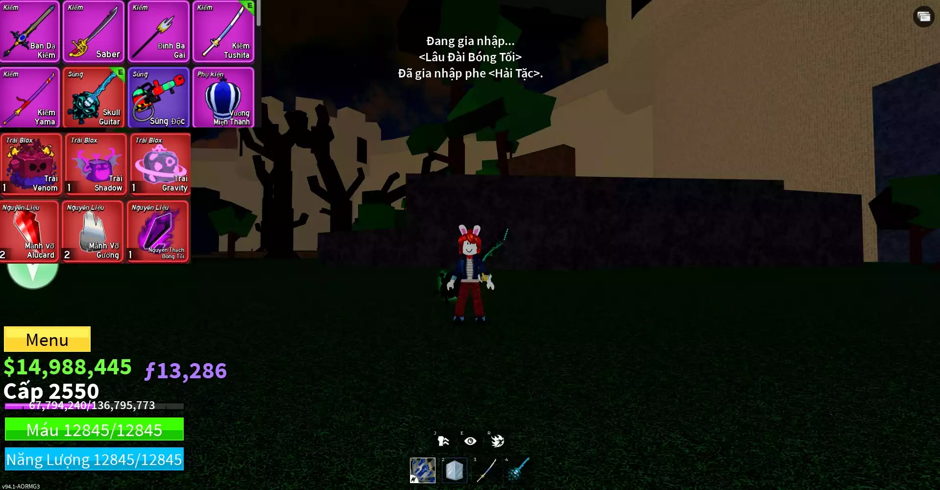 Acc nhiều Trái Đỏ Vip