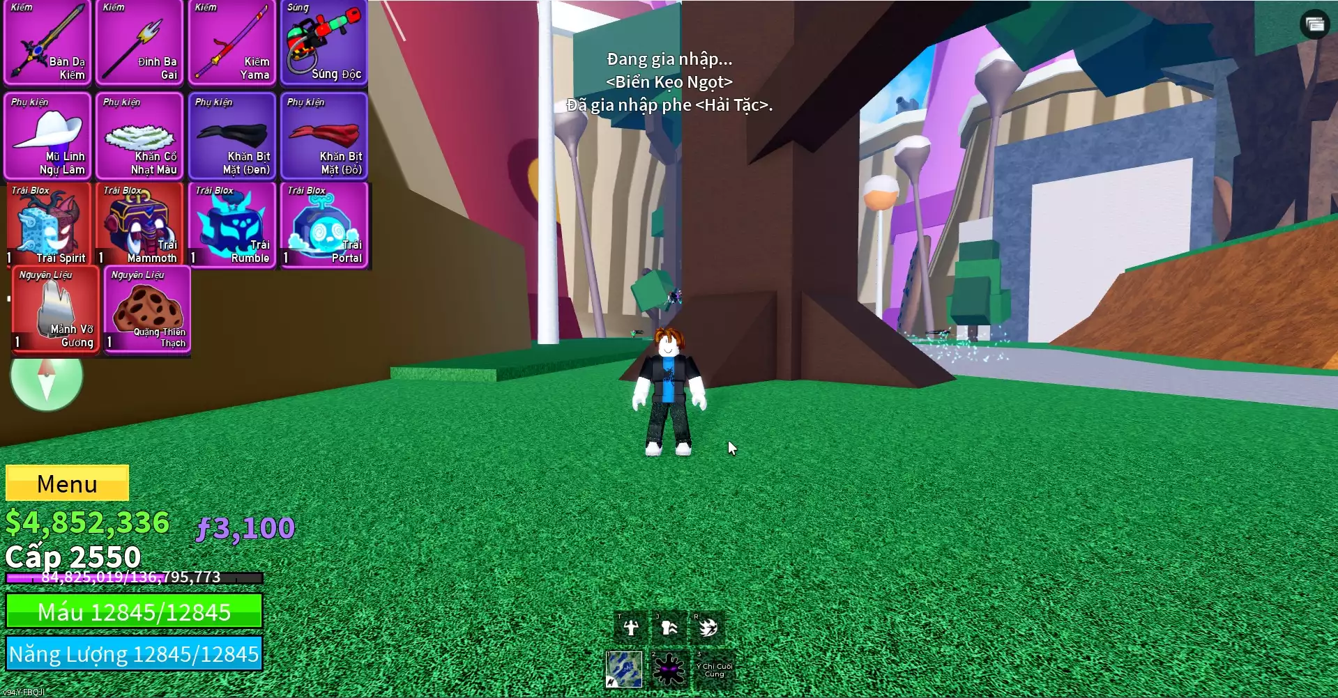 Acc nhiều Trái Đỏ Vip