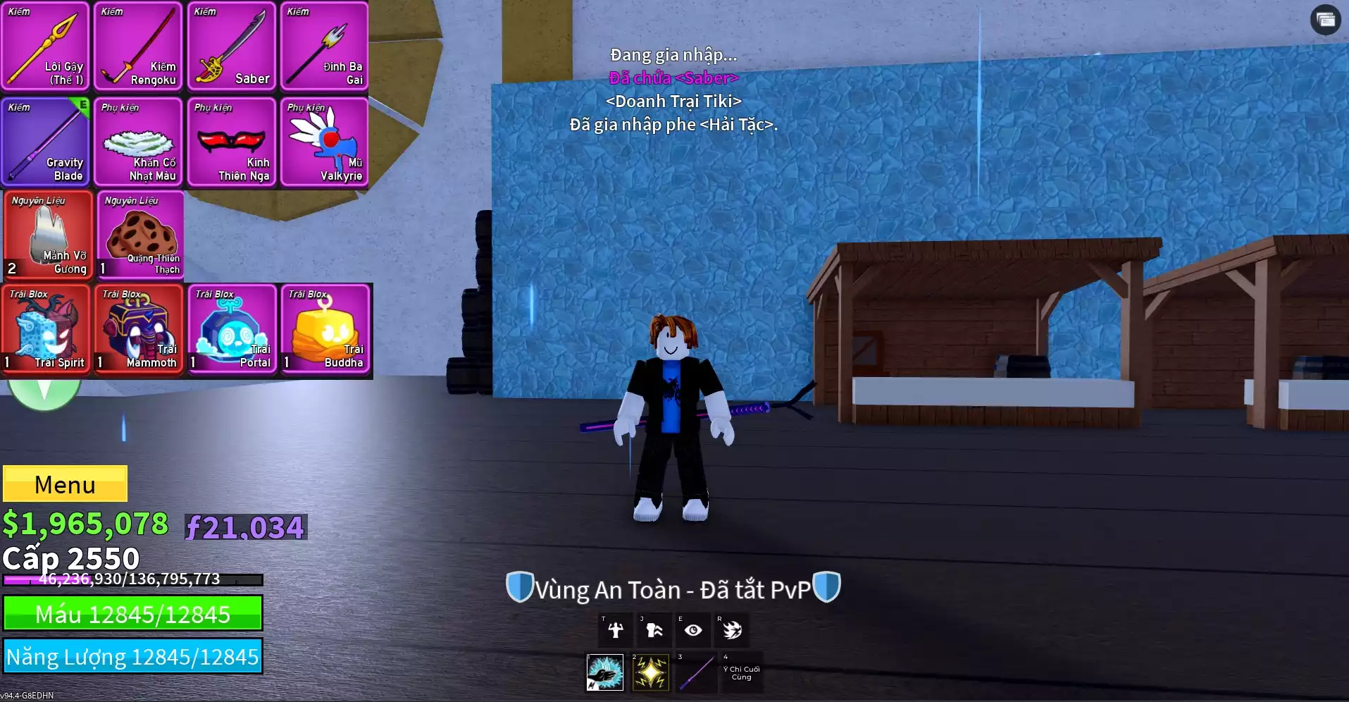 Acc nhiều Trái Đỏ Vip