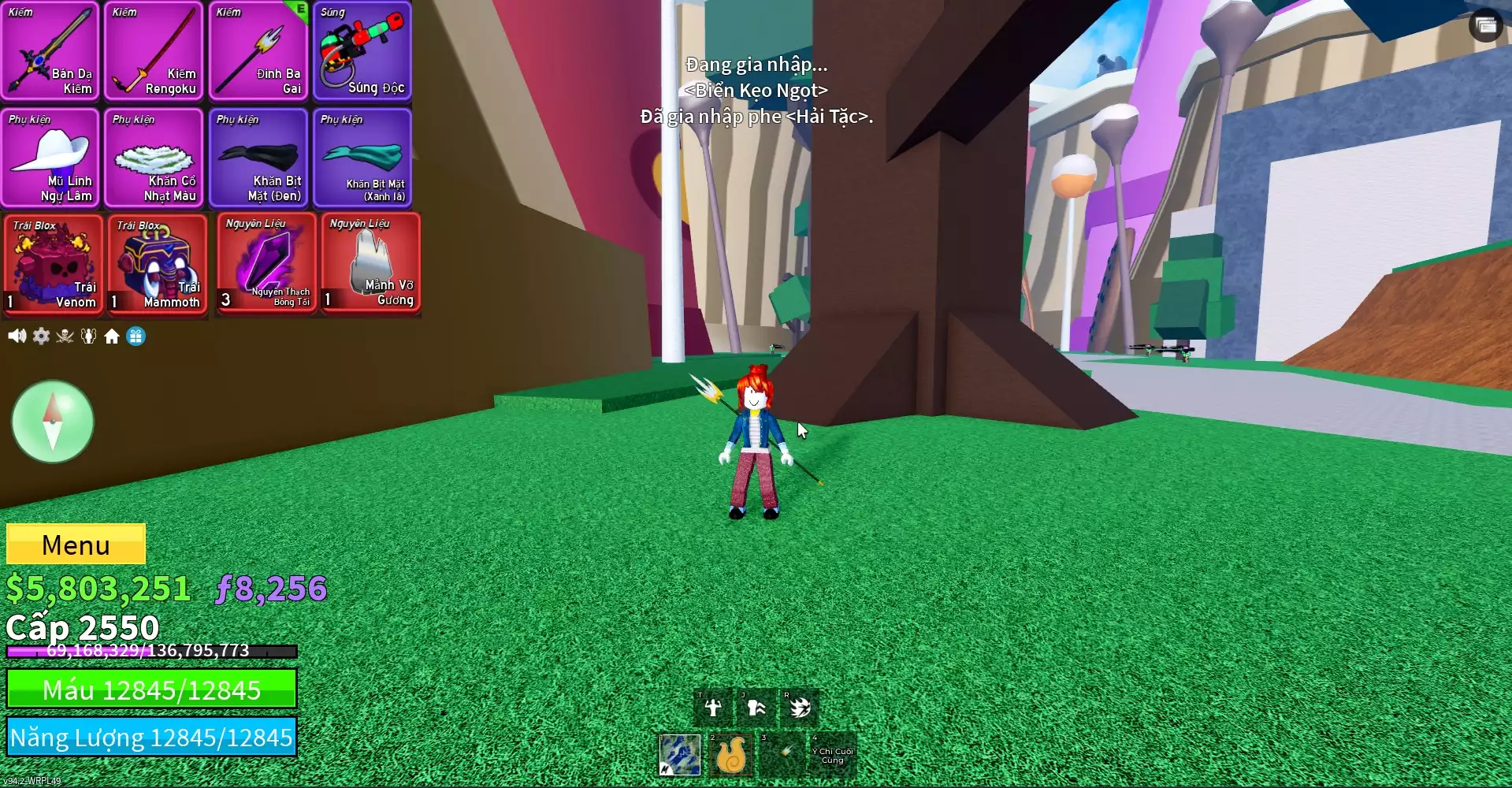 Acc nhiều Trái Đỏ Vip