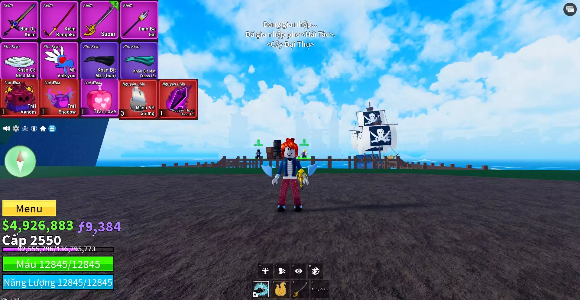 Acc nhiều Trái Đỏ Vip