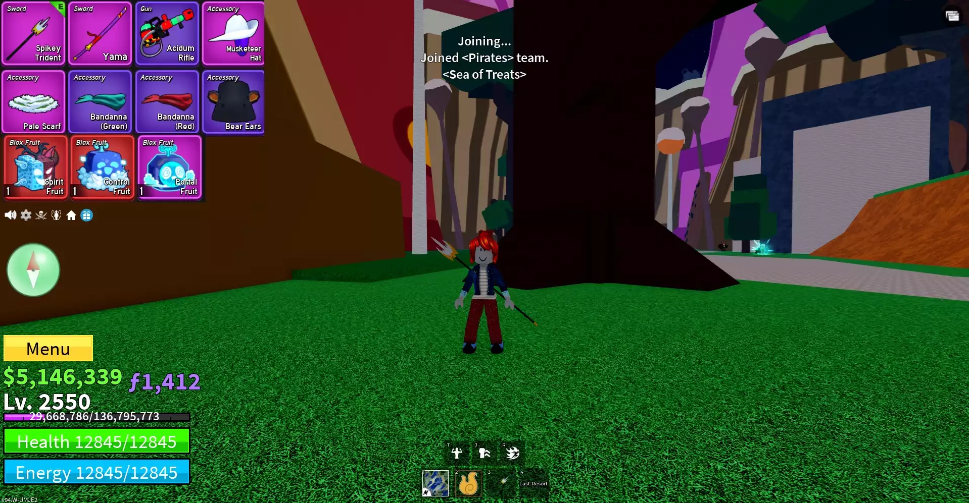 Acc nhiều Trái Đỏ Vip