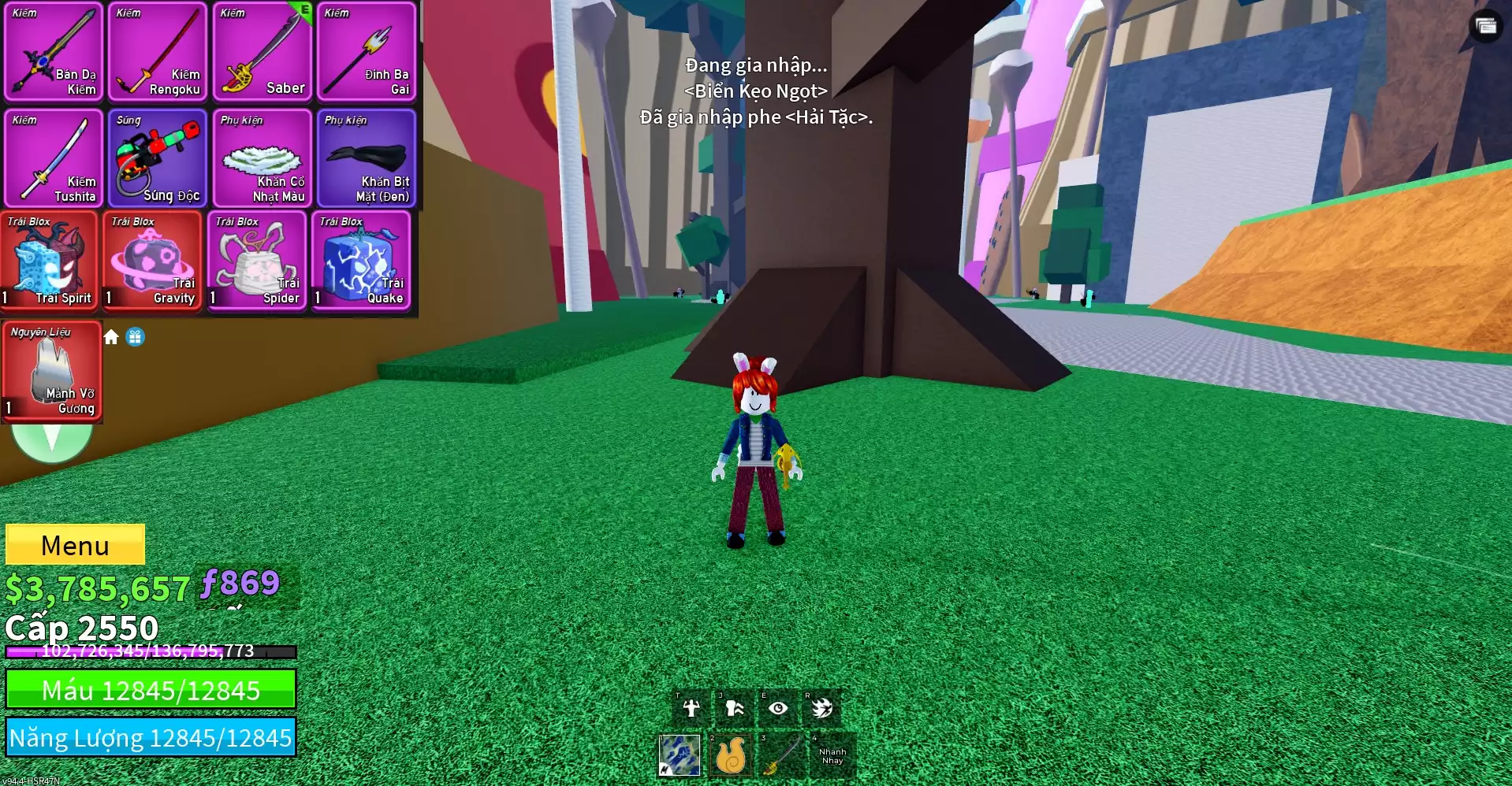 Acc nhiều Trái Đỏ Vip