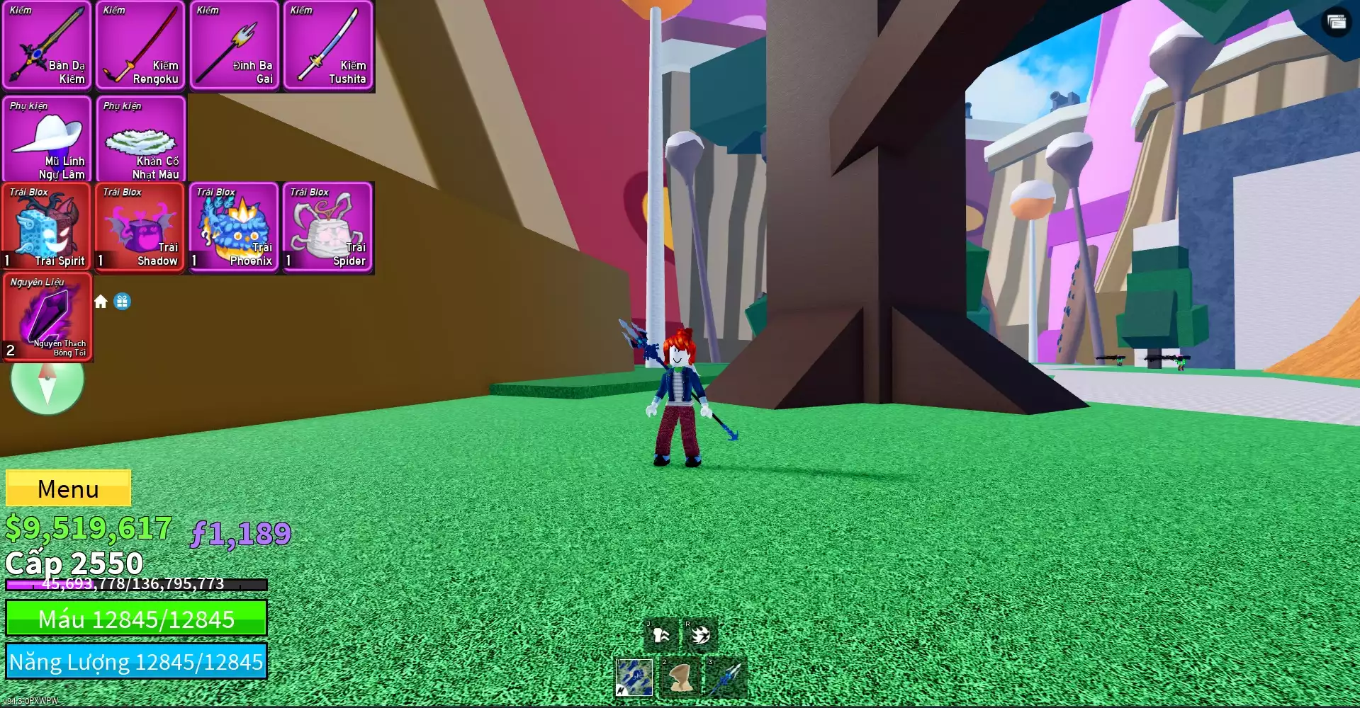 Acc nhiều Trái Đỏ Vip