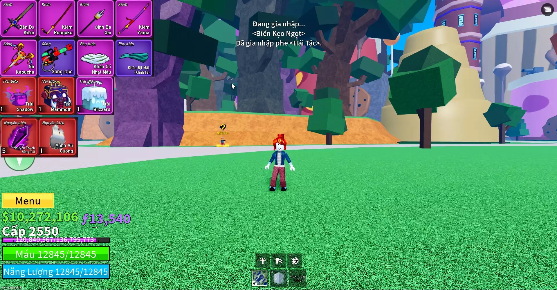 Acc nhiều Trái Đỏ Vip