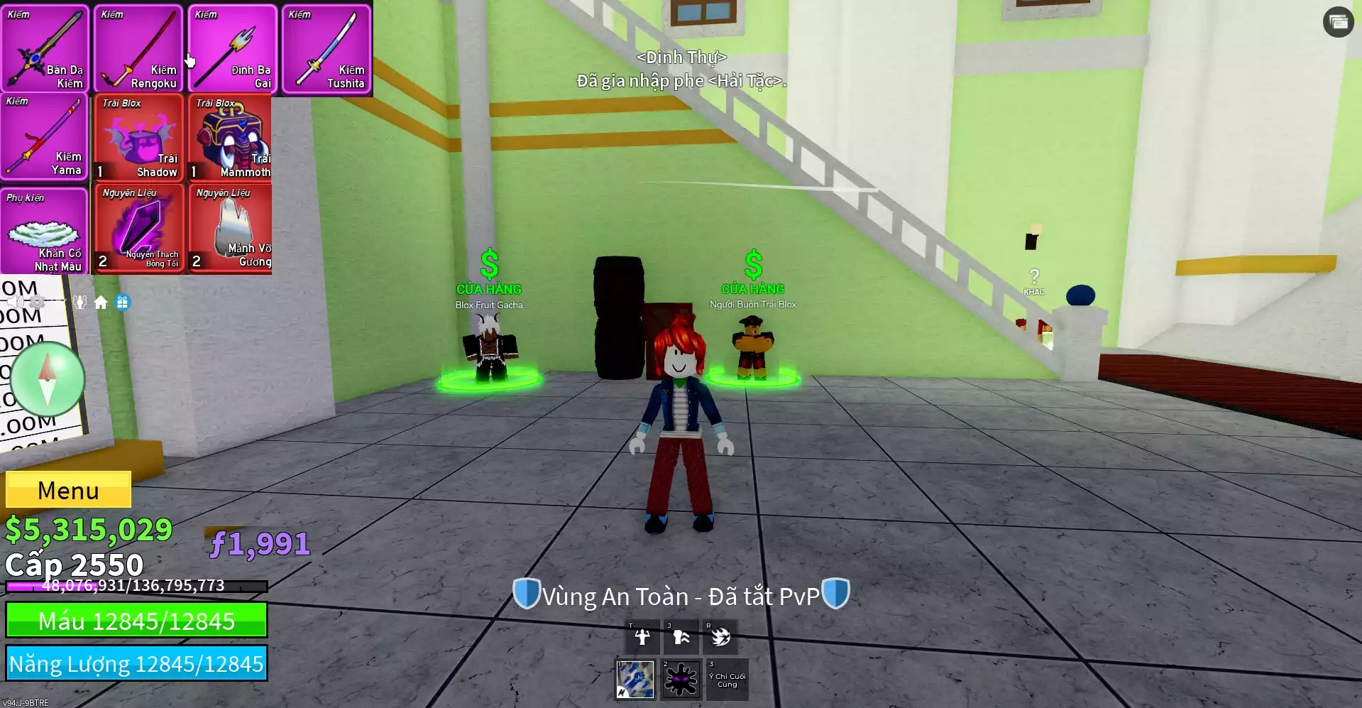 Acc nhiều Trái Đỏ Vip