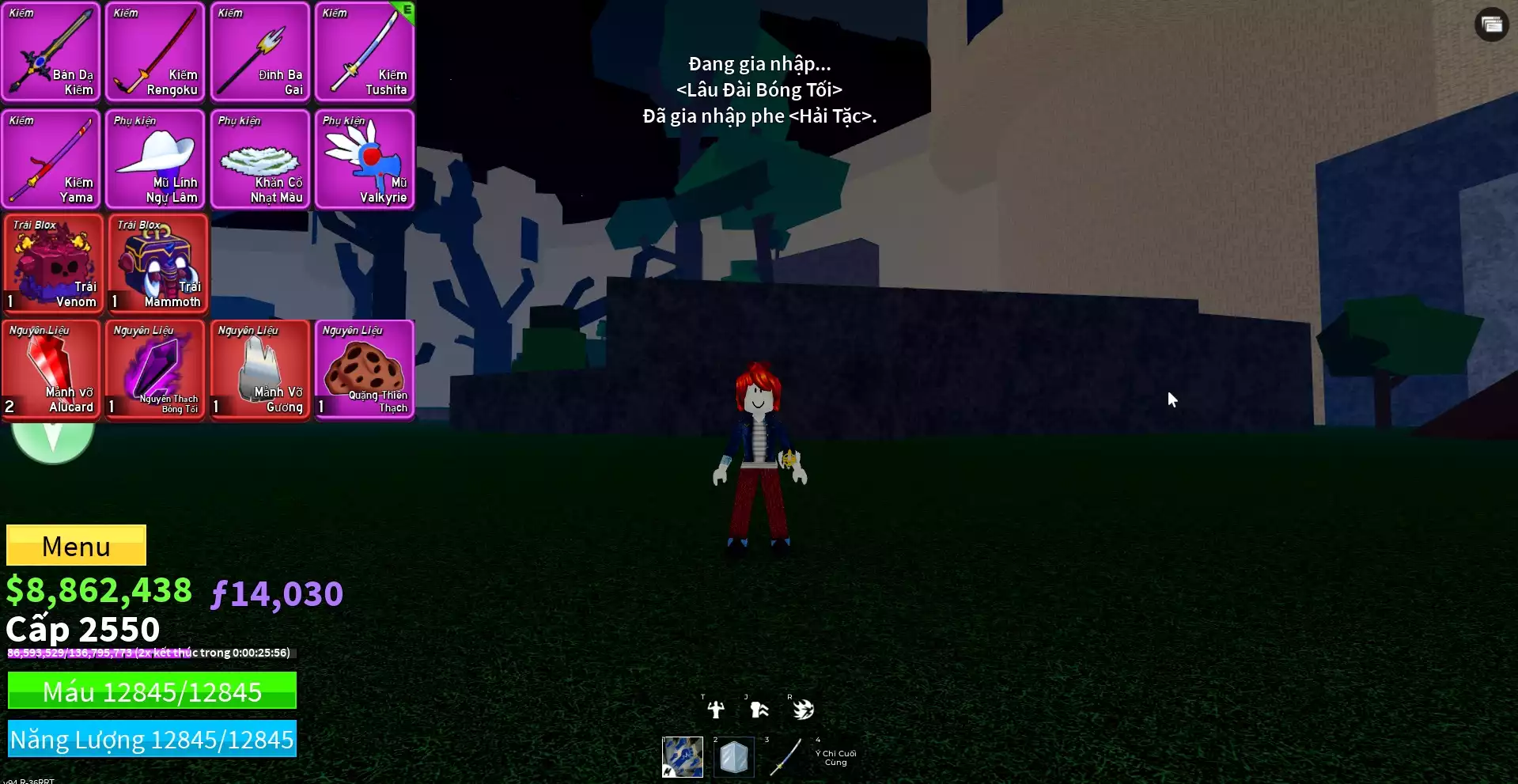 Acc nhiều Trái Đỏ Vip