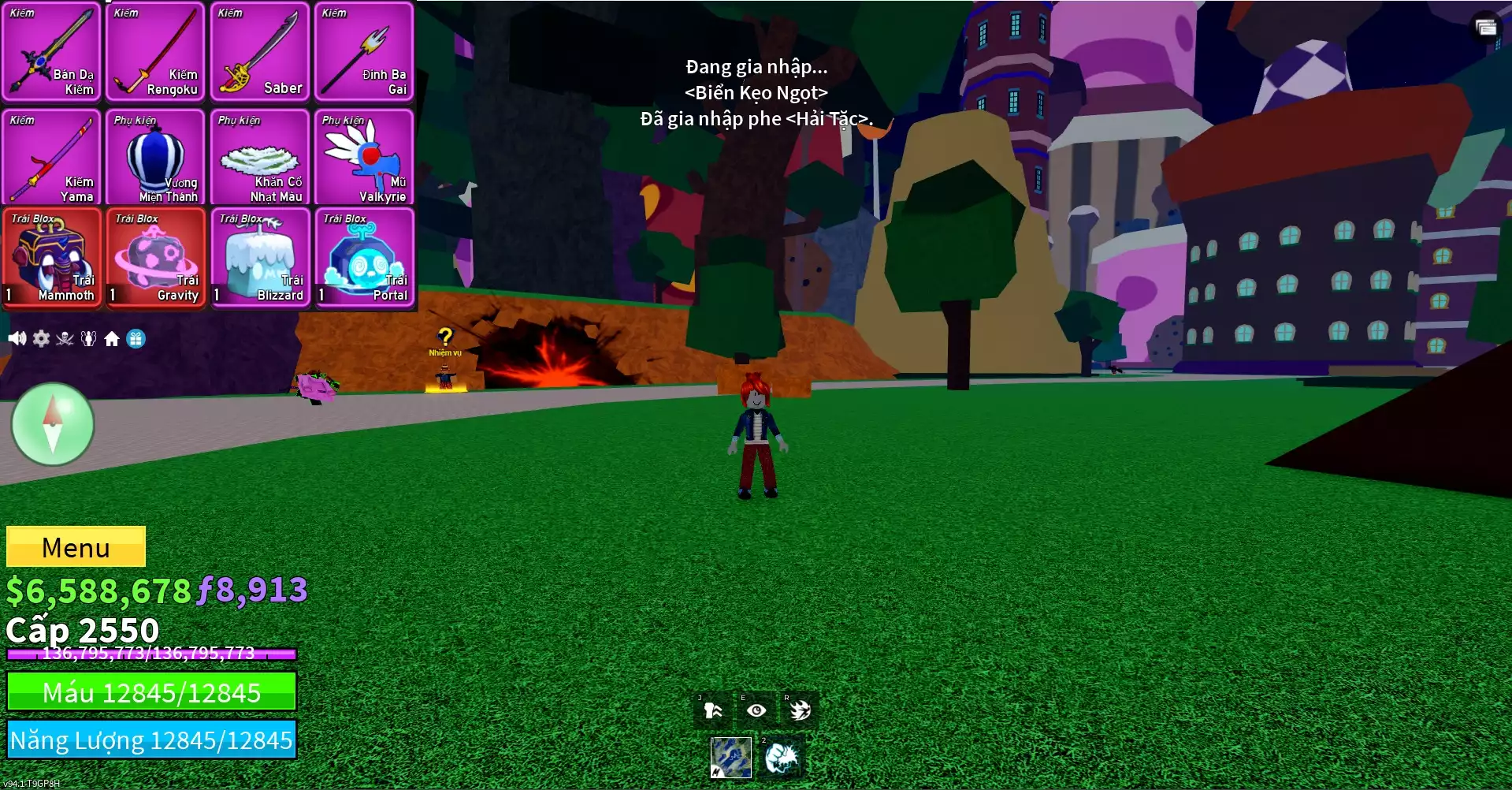 Acc nhiều Trái Đỏ Vip