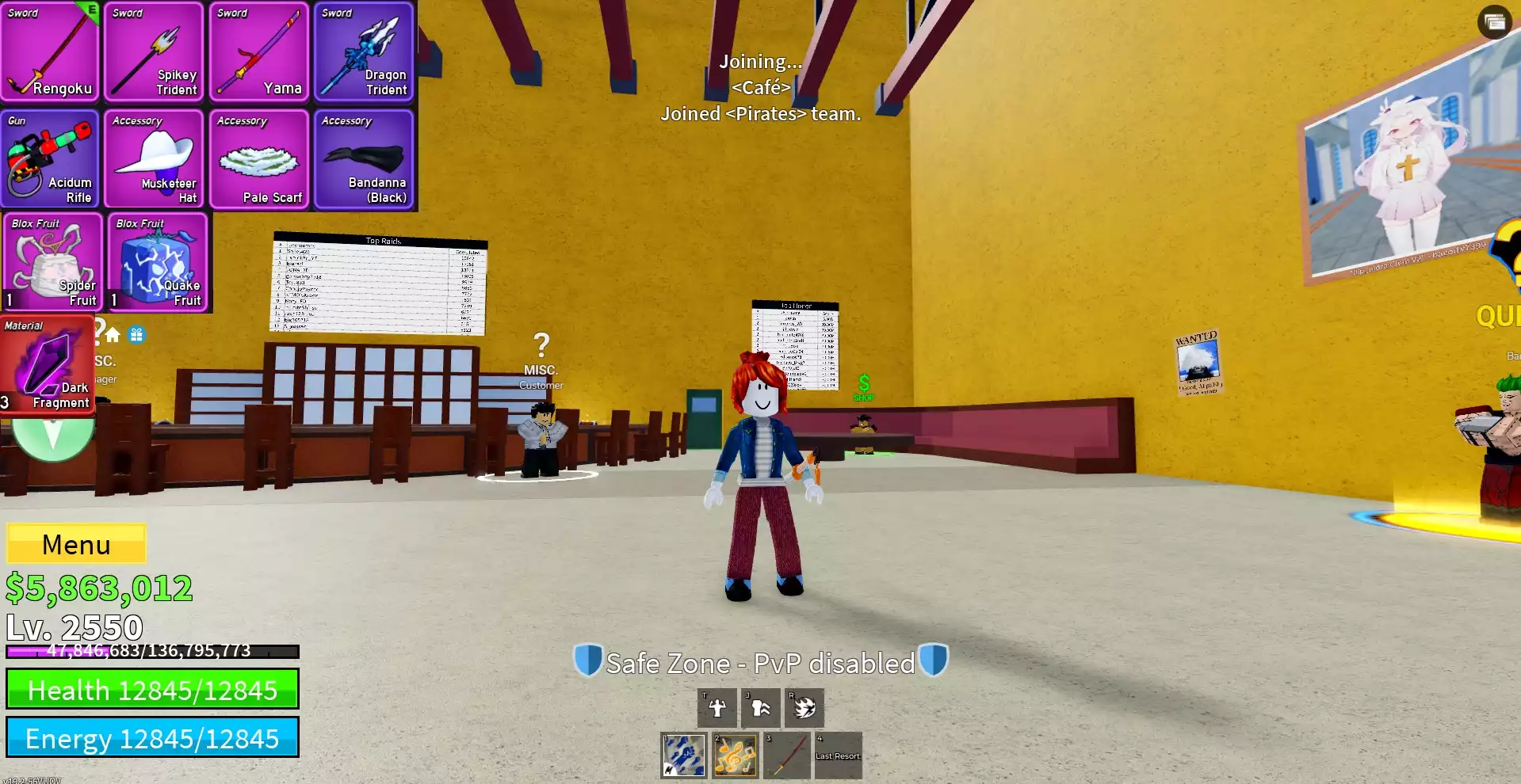 Acc nhiều Trái Đỏ Vip