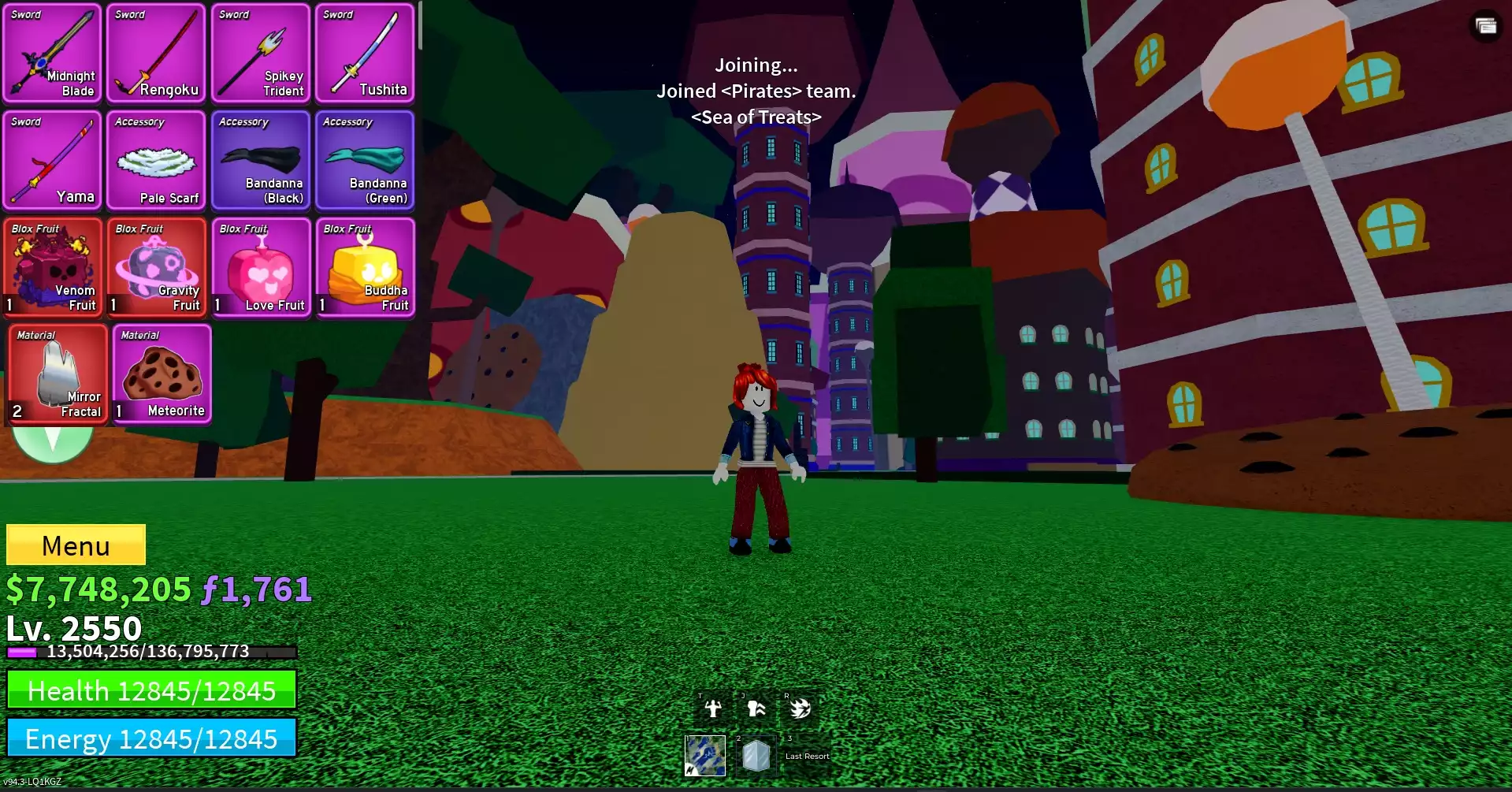 Acc nhiều Trái Đỏ Vip