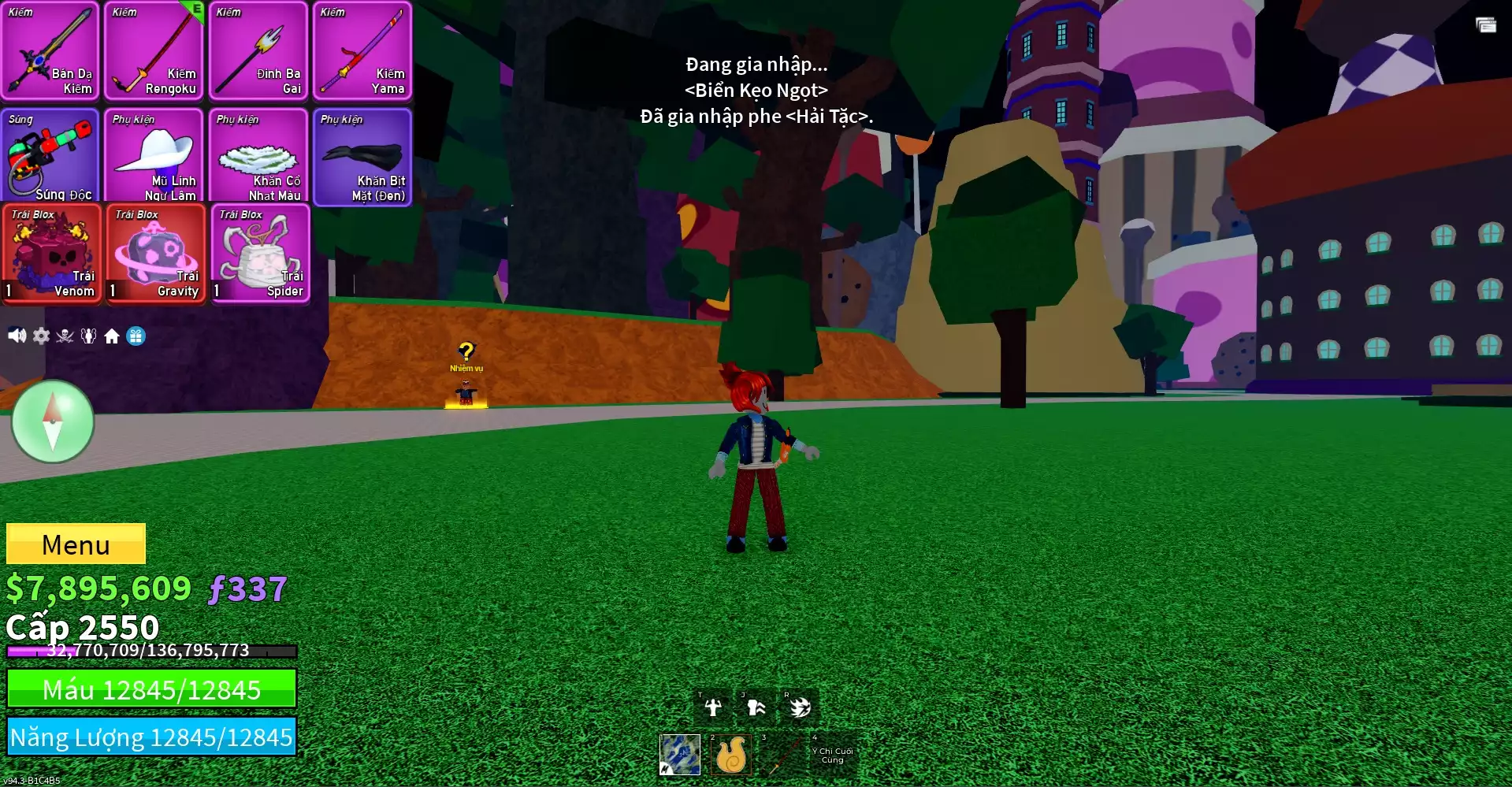 Acc nhiều Trái Đỏ Vip