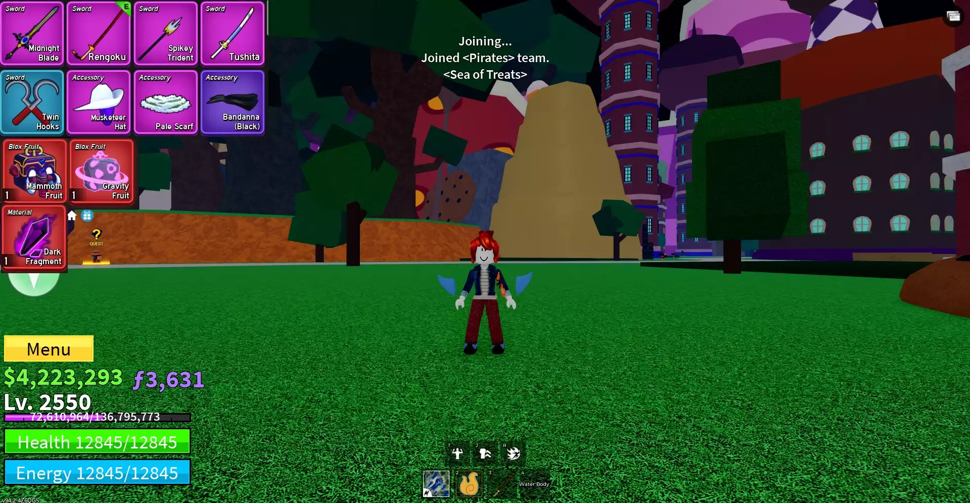 Acc nhiều Trái Đỏ Vip