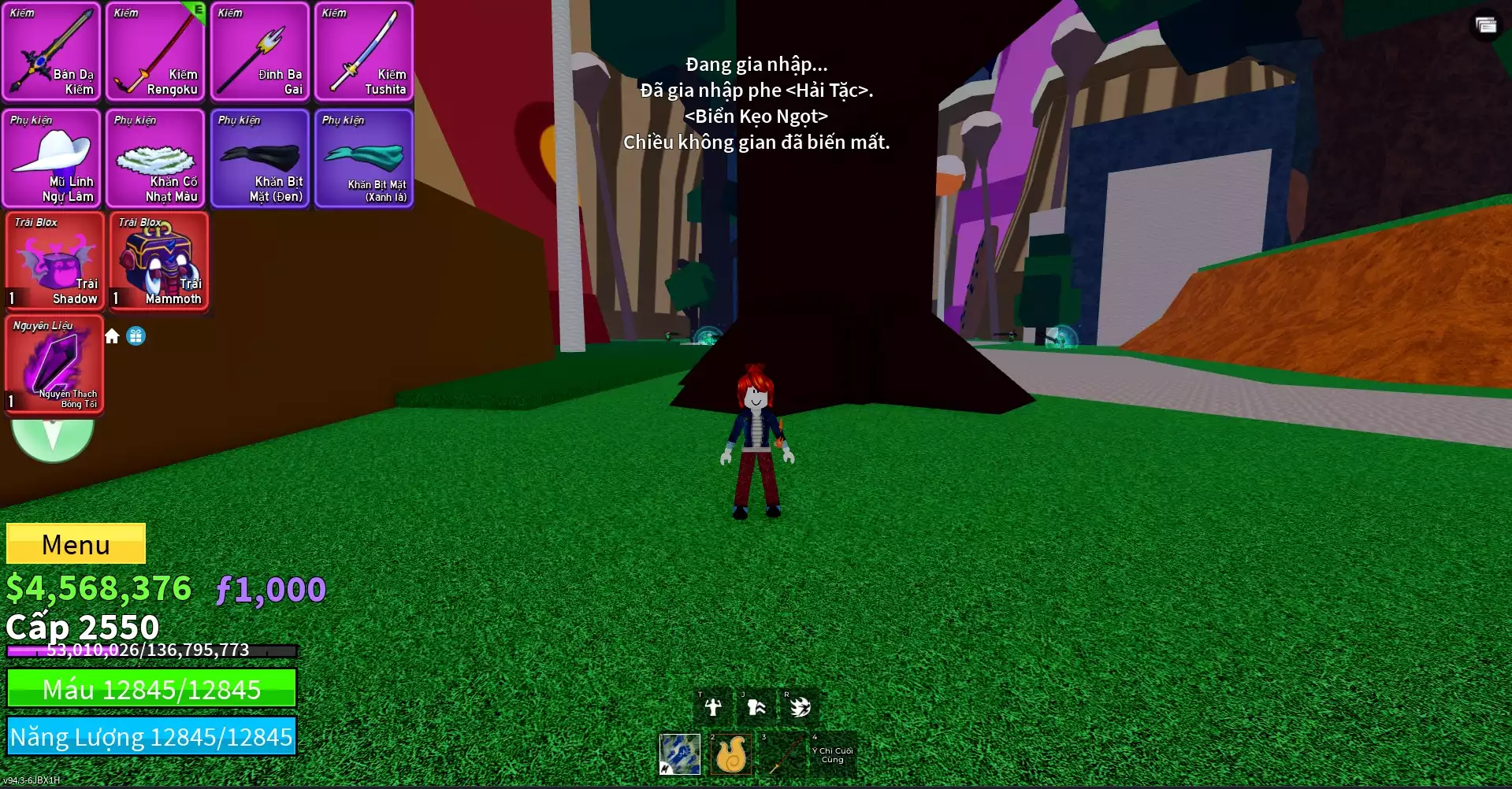 Acc nhiều Trái Đỏ Vip