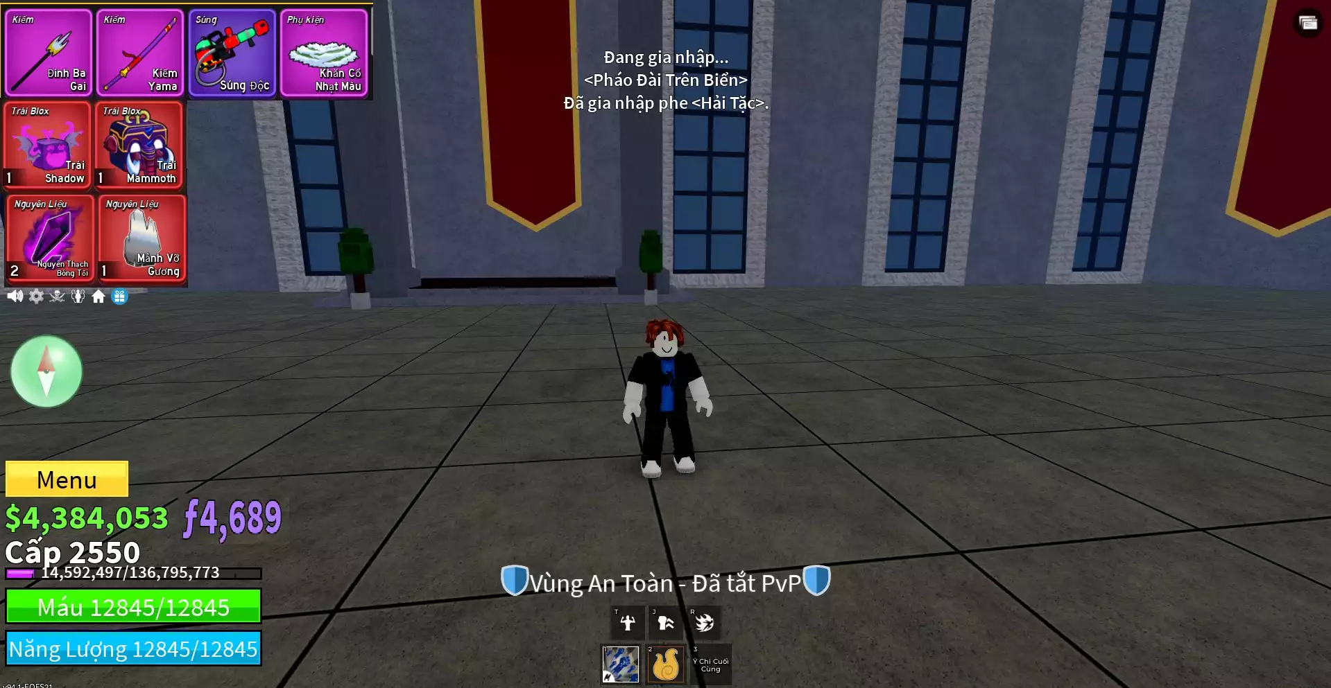 Acc nhiều Trái Đỏ Vip