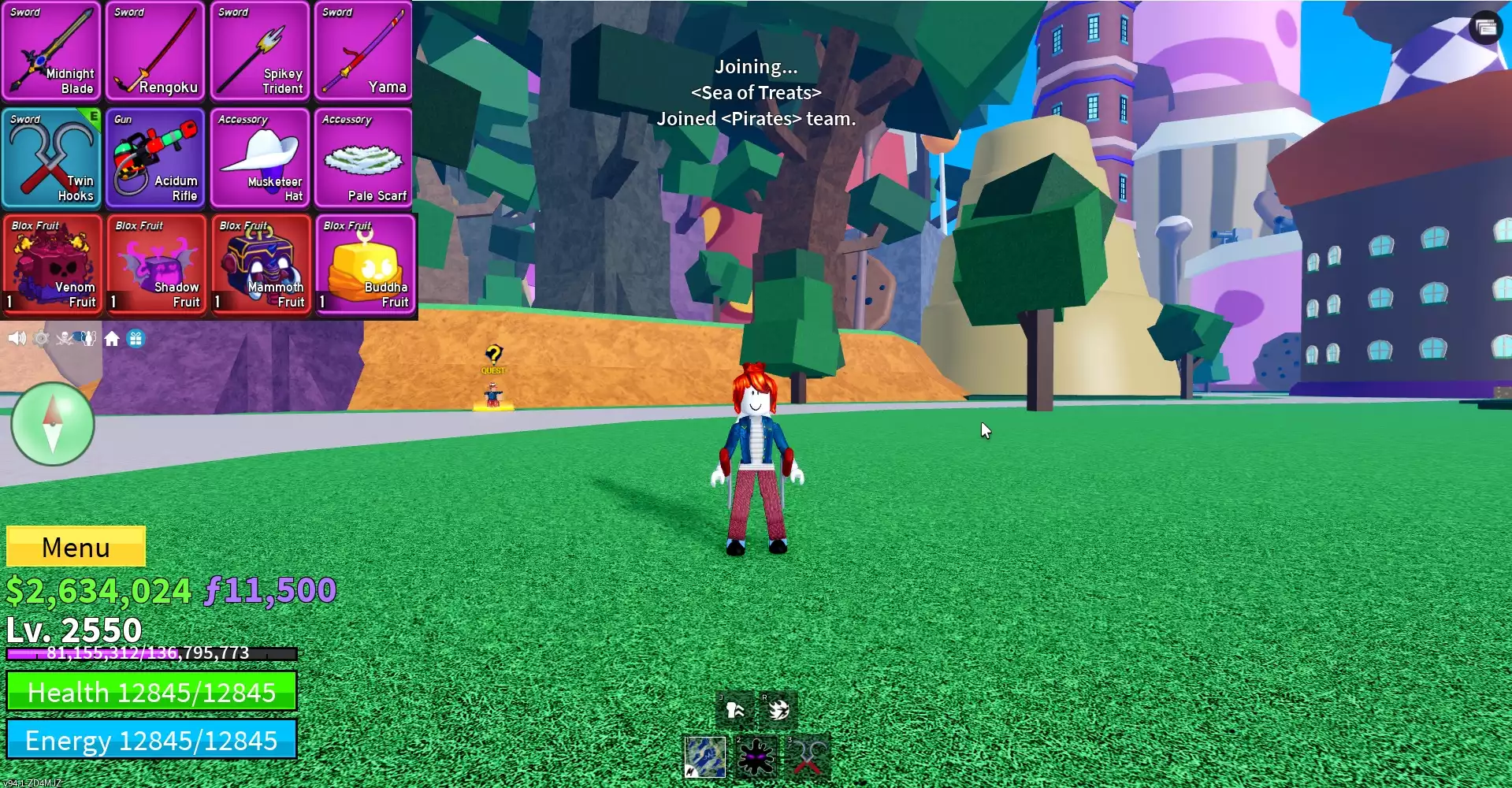 Acc nhiều Trái Đỏ Vip