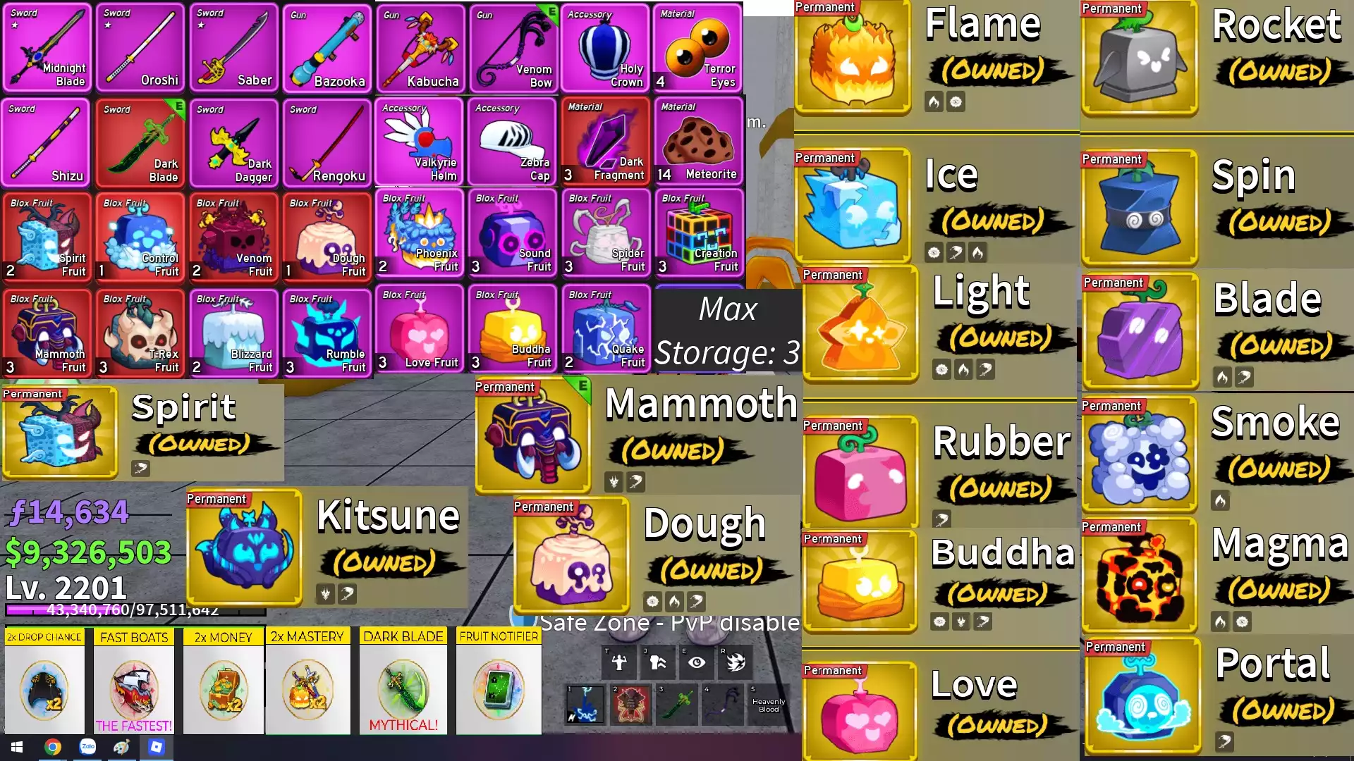 16 Trái Vĩnh Viễn + 3 Slot Trái + Full Game Pass