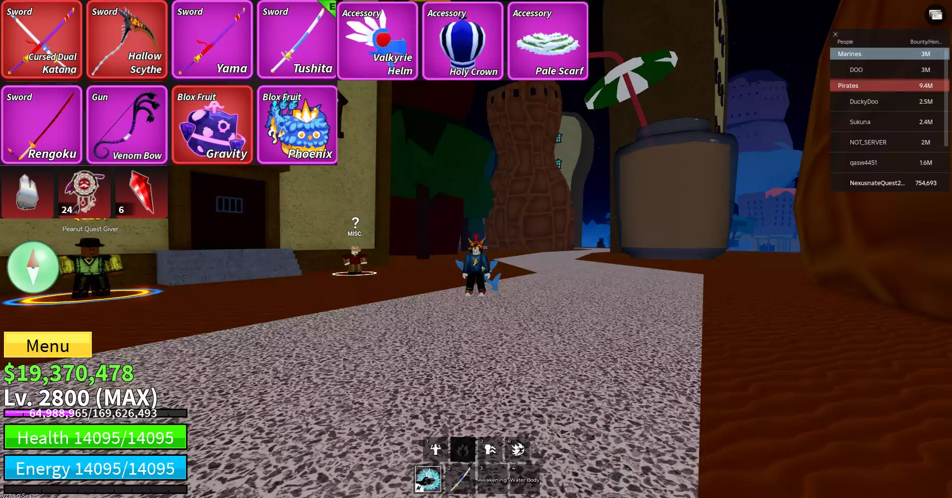 Godhuman + CDK + Cá (Shark) V4 Full Gear