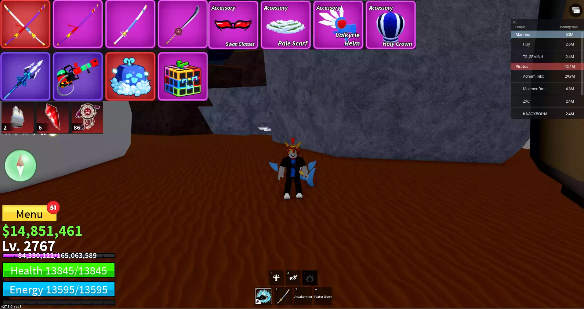 Godhuman + CDK + Cá (Shark) V4 Full Gear